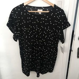 3 for $20 | a glow | polka dot maternity top